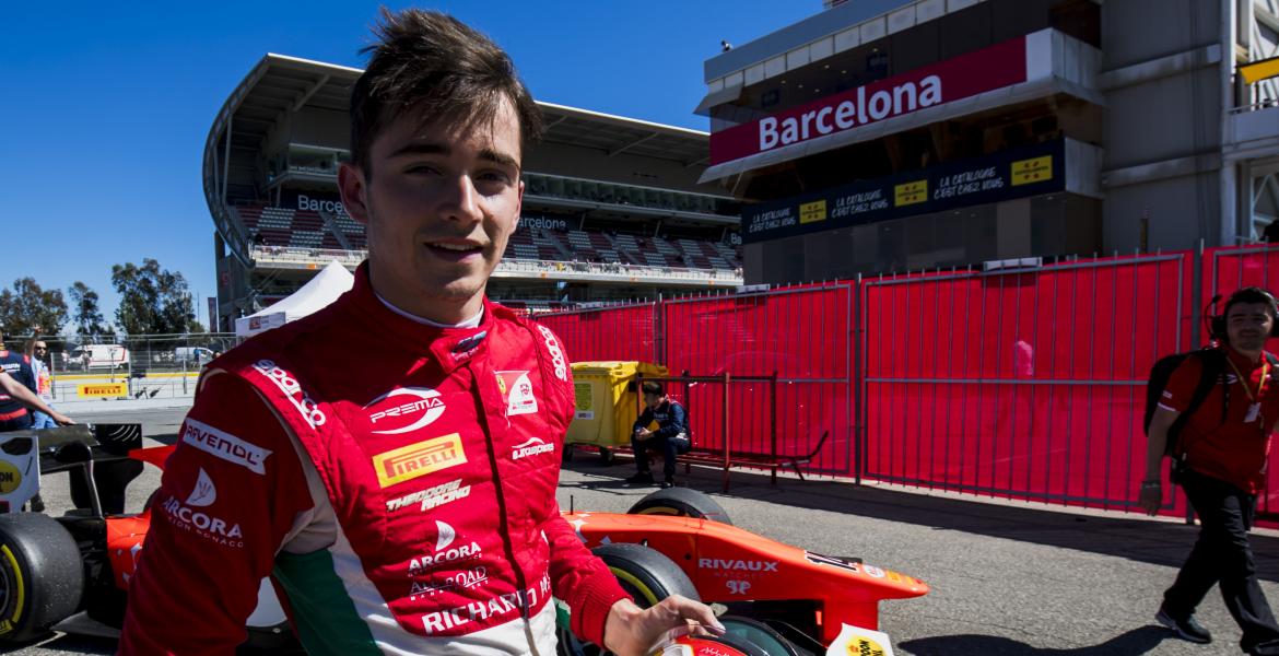 Charles Leclerc, Pole in Barcelona