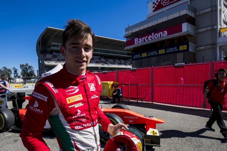 Charles Leclerc, Pole in Barcelona